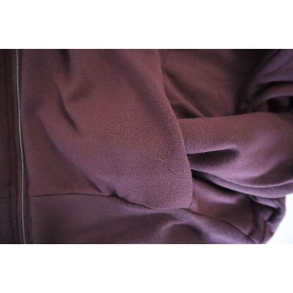 ATHLETA 860065-02 Women Sz L Purple Oversized Balance Full Zip Hooded Jacket - Picture 10 of 11